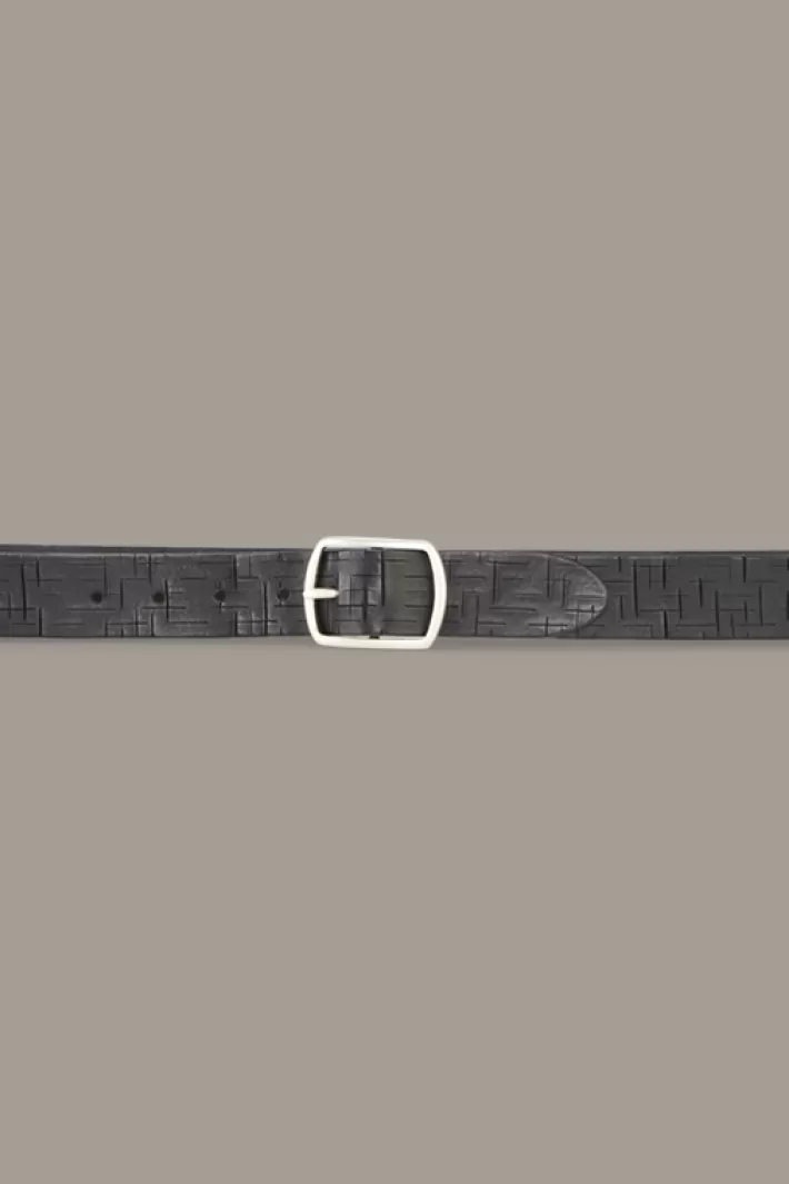 Strellson Ceinture | Tout afficher<Ceinture En Cuir Structuré, En