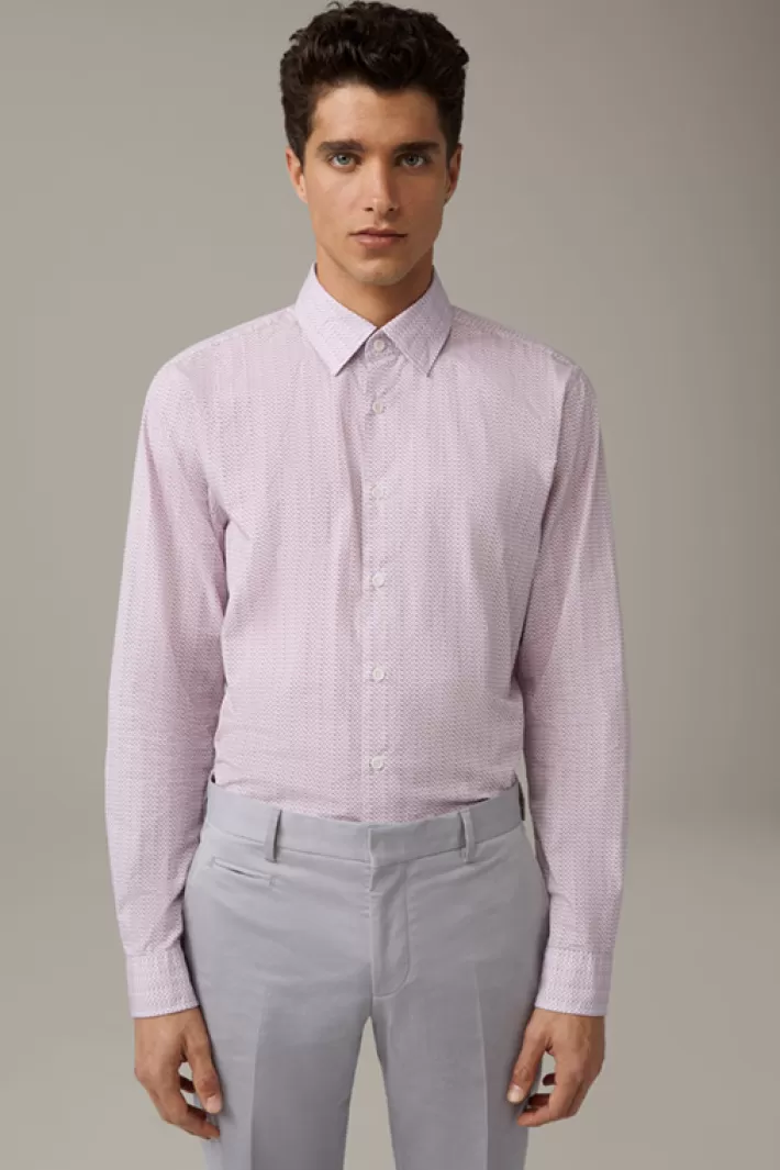 Strellson Chemises<Chemise En Coton Stan, à Motif Mauve