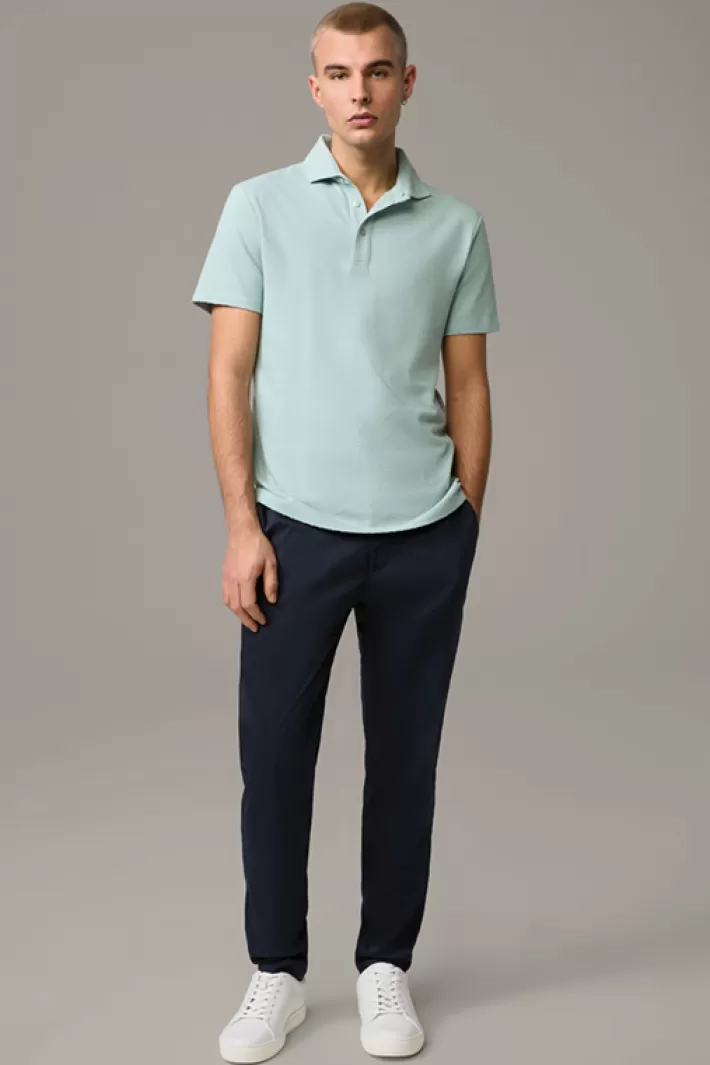 Strellson Polos<Polo En Coton Fisher, Vert Structuré