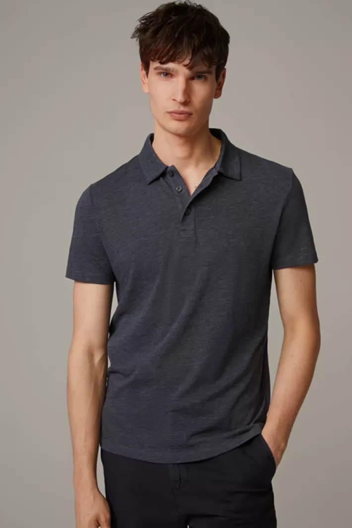 Strellson Polos<Polo Prospect, Gris-bleu Chiné