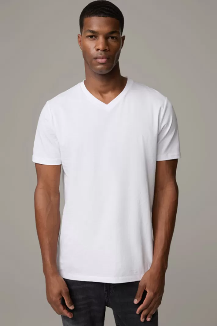 Strellson Sous-vêtements | T-shirts & sweats<T-shirt En Coton Stretch En Lot De 2,