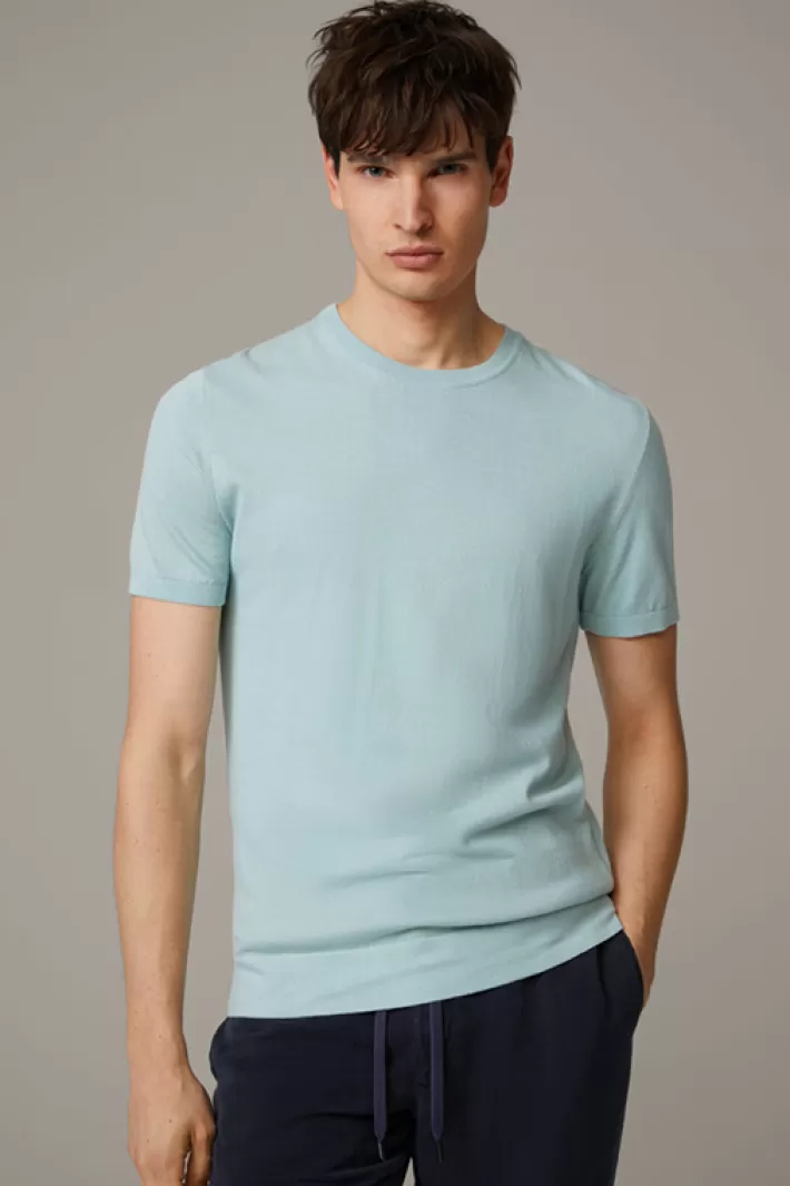 Strellson Maille<T-shirt En Maille Vincent, Bleu Clair